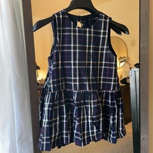 Zara Tie Back Peplum Top